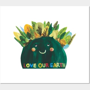 Love our Earth Posters and Art